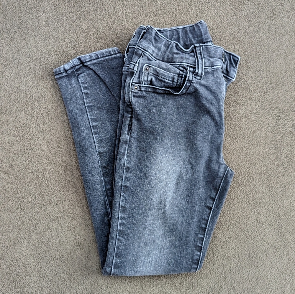 GAP youth boys slim jeans black size 7